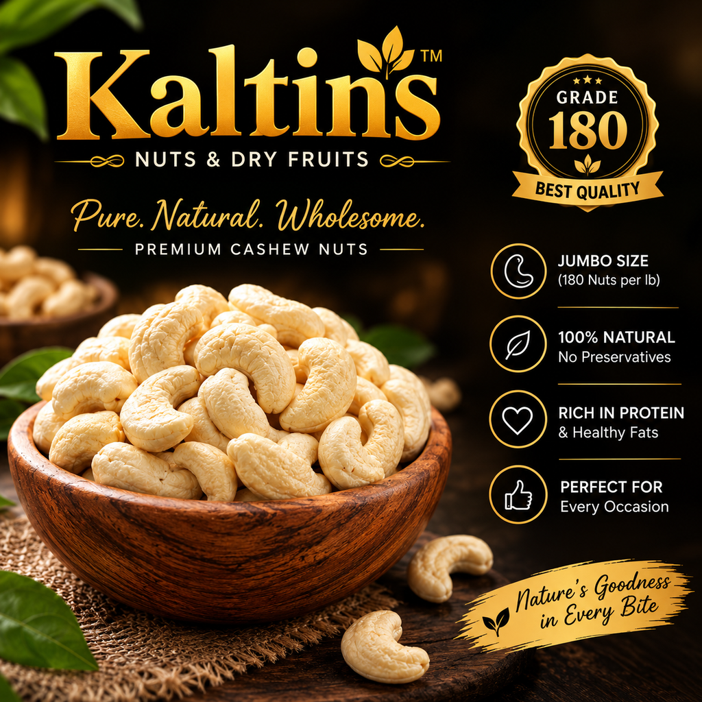 Kaltin's Premium Cashews – Grade 180