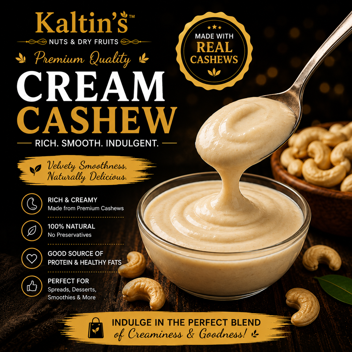 Kaltin's Cream Cashews